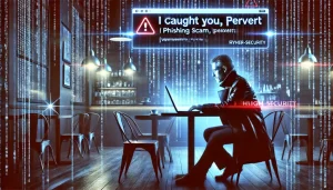 Man trying to make a Phishing attempt